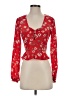 Intermix Red Long Sleeve Blouse Size 0 - photo 1