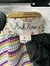 Pink Rose Tweed Brown Short Sleeve Henley Size L - photo 7