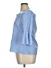 Cupio 100% Cotton Blue 3/4 Sleeve Blouse Size L - photo 5