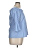 Cupio 100% Cotton Blue 3/4 Sleeve Blouse Size L - photo 4