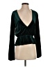 Superdown Green Long Sleeve Blouse Size XS - photo 1