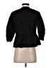 Cali 100% Polyester Black 3/4 Sleeve Blouse Size S - photo 2