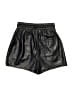 Joie 100% Polyurethane Metallic Black Shorts Size 2 - photo 2