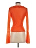 Shein Orange Long Sleeve Blouse Size 2 - photo 2