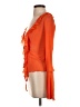 Shein Orange Long Sleeve Blouse Size 2 - photo 5