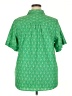 Roaman's Green Short Sleeve Blouse Size 22 - photo 2