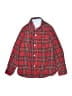 Mini Boden Plaid Red Long Sleeve Button-Down Shirt Size 7 - 8 - photo 1
