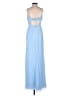 Azazie 100% Polyester Blue Cocktail Dress Size 4 - photo 2