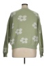Unbranded 100% Polyester Floral Green Pullover Sweater Size XL - photo 2