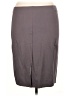 Attention Solid Gray Casual Skirt Size XL - photo 2