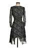 Allegra K 100% Polyester Print Black Cocktail Dress Size XS - photo 1
