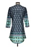 Reborn Paisley Teal Casual Dress Size S - photo 2
