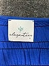 Elegantees Solid Blue Long Sleeve Blouse Size S - photo 7