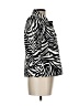 Rafaella 100% Cotton Animal Print Ivory Blazer Size L - photo 4