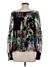 Anthropologie 100% Polyester Black Long Sleeve Blouse Size XS - photo 2