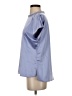 S'edge 100% Polyester Blue Short Sleeve Blouse Size S - photo 5