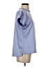 S'edge 100% Polyester Blue Short Sleeve Blouse Size S - photo 4