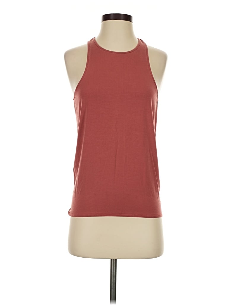 Pre-owned Carbon38 Sleeveless T-shirt In Burgundy