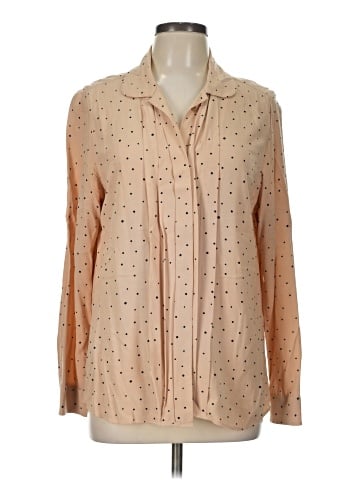 Ines de la Fressange for Uniqlo Long Sleeve Blouse (view 1)