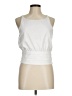 Naked Zebra White Sleeveless Blouse Size M - photo 1
