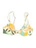 Sunseeker Print Yellow Swimsuit Top Size XS - photo 1