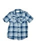 Buffalo by David Bitton 100% Cotton Plaid Blue Short Sleeve Button-Down Shirt Size 4T - photo 1