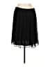 Calvin Klein 100% Polyester Solid Black Casual Skirt Size 10 - photo 2
