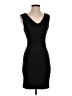 Aqua Solid Black Cocktail Dress Size XS - photo 1