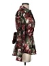 L'Agence 100% Polyester Floral Burgundy Long Sleeve Blouse Size XS (tall) - photo 4