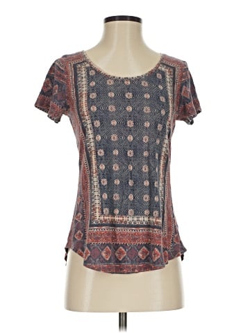 Lucky Brand Short Sleeve Blouse (view 1)