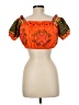 Mochi Orange Short Sleeve Blouse Size M (estimated) - photo 2