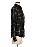 Maison Jules 100% Rayon Plaid Black Long Sleeve Button-Down Shirt Size XS - photo 4