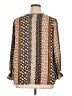Chenault 100% Polyester Brown Long Sleeve Blouse Size 1X - photo 2