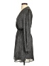 Leyden 100% Polyester Chevron-herringbone Gray Casual Dress Size XS - photo 5