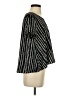 Lush 100% Polyester Black Short Sleeve Blouse Size S - photo 4