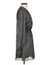 Leyden 100% Polyester Chevron-herringbone Gray Casual Dress Size XS - photo 4