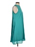 DR2 100% Polyester Solid Teal Casual Dress Size S - photo 4