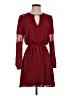 Express 100% Polyester Burgundy Casual Dress Size XS - photo 1