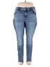 Maurices Solid Blue Jeans Size 18W - photo 1