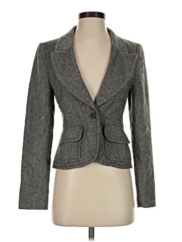 Zara Basic Wool Blazer (view 1)