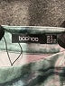 Boohoo 100% Polyester Green Silver Bodysuit Size 4 - photo 3