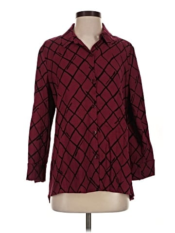 Habitat 3/4 Sleeve Button-Down Shirt (view 1)