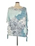 Croft & Barrow Blue Short Sleeve Top Size 3X - photo 1