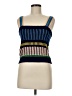 Veronica Beard 100% Cotton Blue Sweater Vest Size M - photo 1