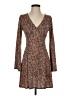 Lush Paisley Brown Casual Dress Size S - photo 1