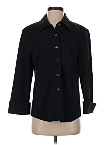 St. John Sport 3/4 Sleeve Button-Down Shirt (view 1)
