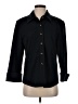 St. John Sport Black 3/4 Sleeve Button-Down Shirt Size P (Petite) - photo 1