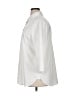 Chico's Solid White 3/4 Sleeve Button-Down Shirt Size XL (3) - photo 5