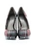 Coach Plaid Burgundy Heels Size 7 1/2 - photo 2