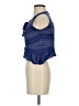 Tulle Blue Sleeveless Blouse Size S - photo 5